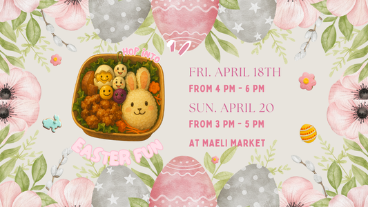 A Sweet Easter Celebration: Egg-cellent Bento & Egg-citing Bunny Cookies Workshop