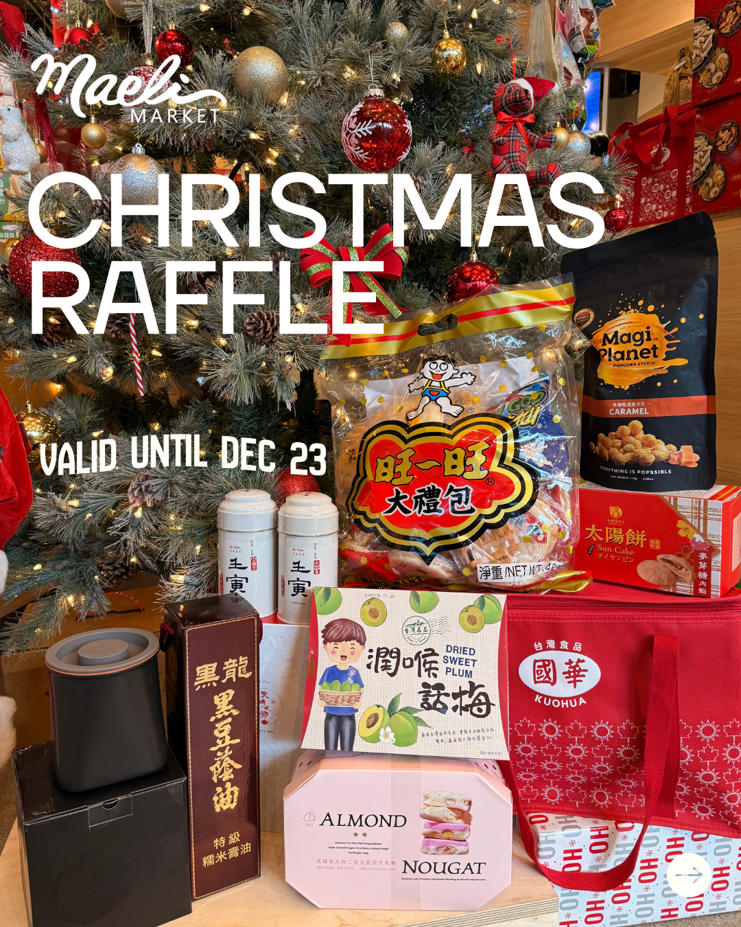 Maeli Market Christmas Raffle